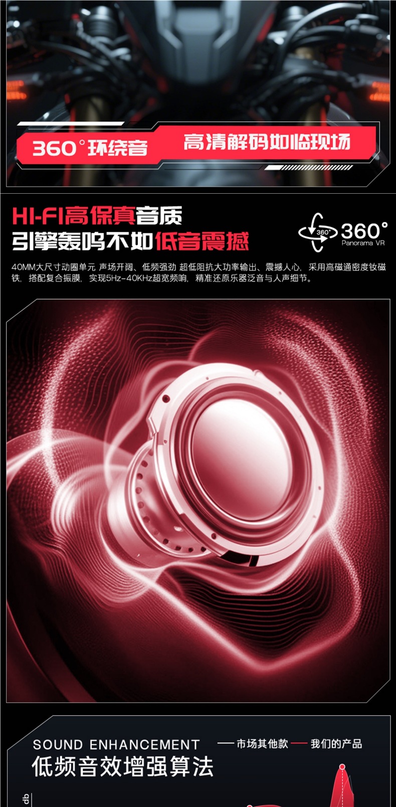 Lemair B35S Motorcycle Helmet Bluetooth Headset Full-Face Half-Face Long-Lasting Waterproof Wireless Intercom Music
