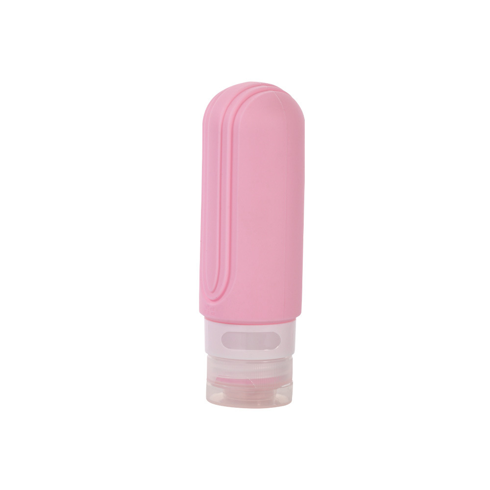 90ml; botella de flecha rosa; silicona ecológica