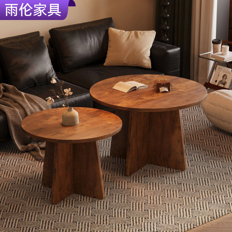 茶几北欧客厅家用茶桌新款简约沙发桌子小户型卧室阳台圆桌小桌子