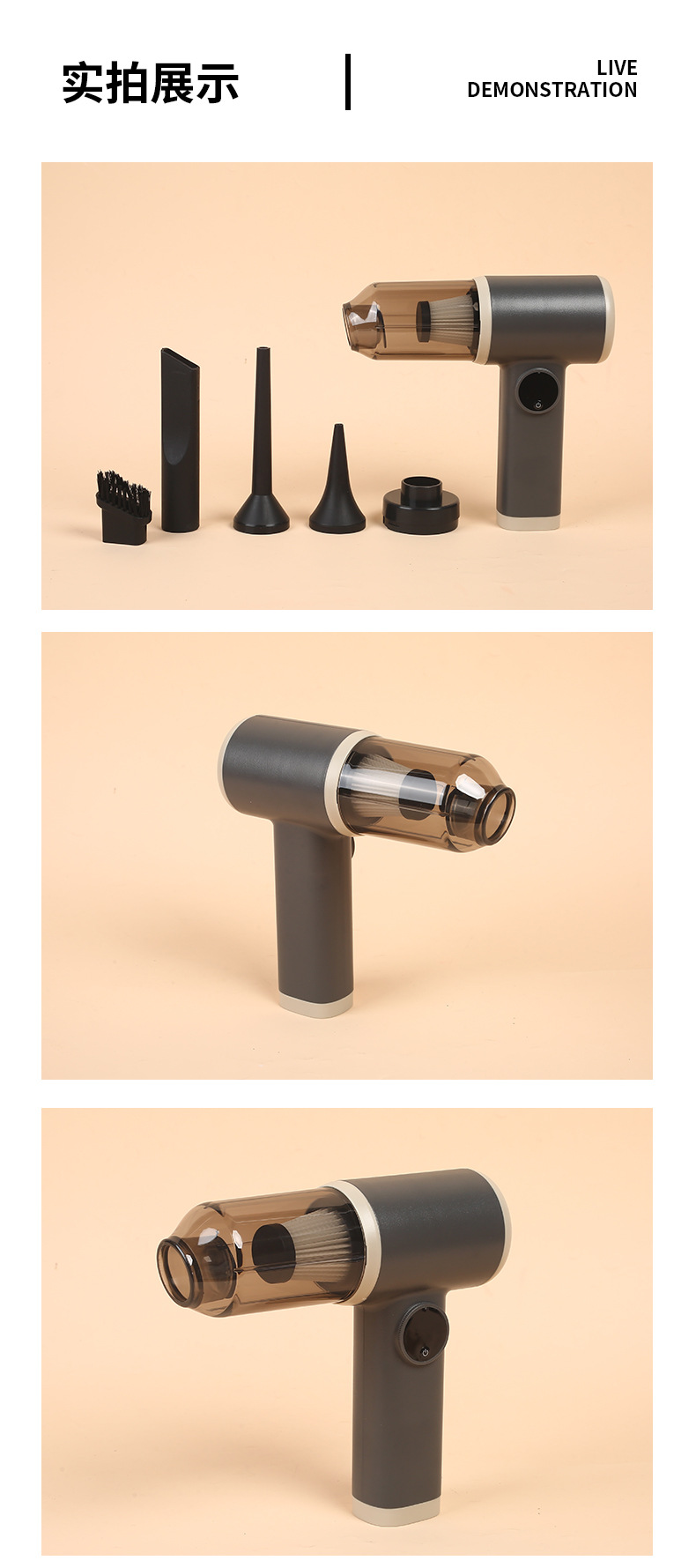 Wireless Car Vacuum Cleaner with Super Suction Power, Car-Specific Handheld Small Portable Vacuum Cleaner, Car Vacuum Cleaner
