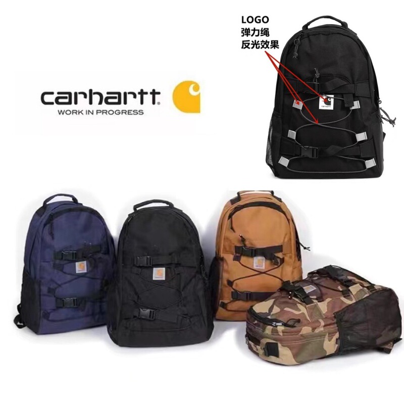 Cross-border Ins New Fashion Brand Large Backpack Carhart Men's and Women's Backpack Skate Bag carhartt Special Bag