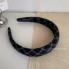 [3CM黑方格子箍]
