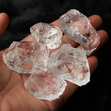 白水晶原石纯天然大块毛料原料原矿雕刻练手料晶体好亚马逊抖音