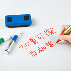 Replacable Ink Core Dry Erase Marker, Drawing Tablet Note Pen, Large Head Pen, Eco-Friendly and Safe Blackboard Marker, Colored Pen