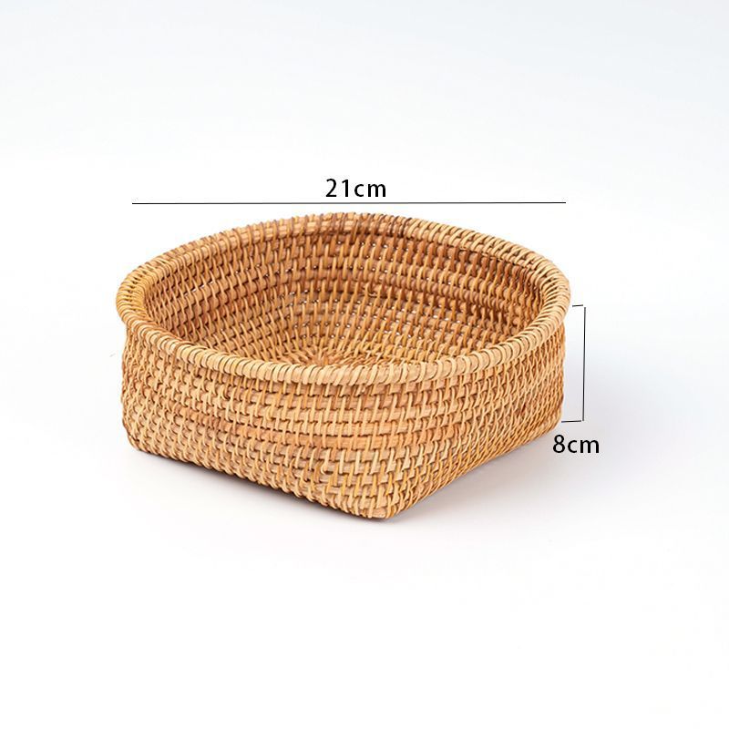 Vietnam Qiuteng Tianyuan Canasta de almacenamiento local Nueces domésticas Frutas secas Canasta de ratán Canasta de pan al vapor Canasta de almacenamiento de bocadillos