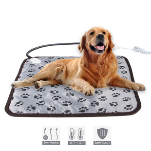 T Amazon Pet Electric Blanket Waterproof Anti-bite Wear-resistant Adjustable Temperature Constant Temperature US Gauge European Gauge Dog Pad Cross Border 110V