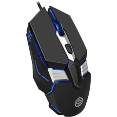 マムシm 12発光ゲームマウスコンピュータデスクトップノートusb有線電気競争機械金属嫌標