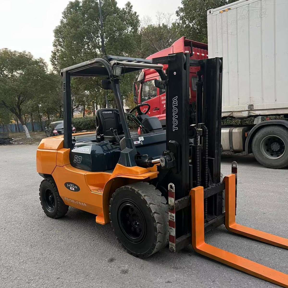 TOYOTA 5 toneladas 3 toneladas carretilla elevadora TOYOTA 7F / 8FD30 / FDZN30 Usado
