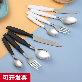 定制新款勺子叉子高级感餐刀叉勺4件套装 高颜值不锈钢西餐具