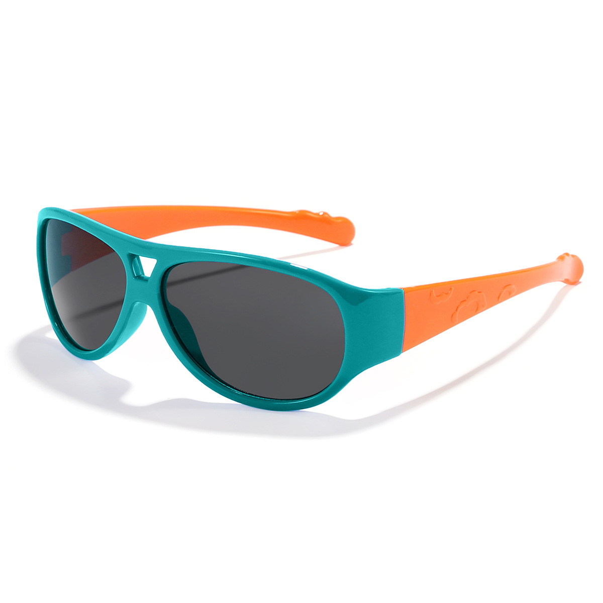 Gafas gafas de sol para niños y niñas gafas de sol de verano a prueba de rayos UV gafas de sol piloto de doble haz de moda