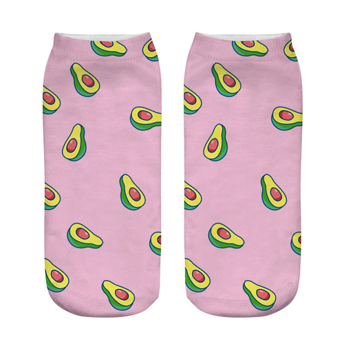 Digital printing socks with arbitrary pattern unicorn heat transfer socks animal embroidery cartoon socks breathable comfortable