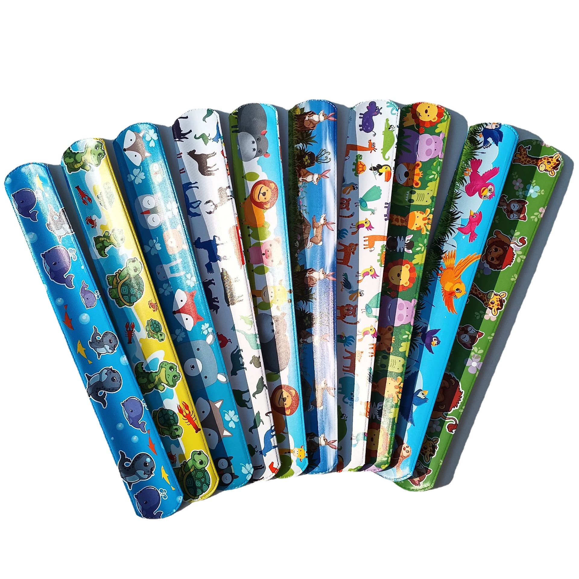 Animal 10 estilo Snap anillo pulsera animal tema Fiesta Snap anillo pulsera