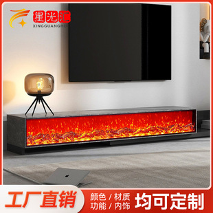 Manufacturer Wholesale 3D Simulated Flame Heating Electronic 4D Atomizing Fireplace European-Style Embedded Intelligent Energy-Saving