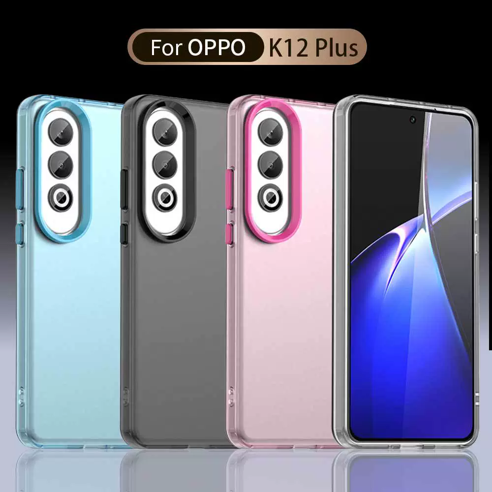 Чехол-накладка совместимый для Oppo, матовый защитный чехол для 12 Plus, защита от падений
