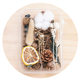 Company Holiday Gifts Home Interior Decoration Ornaments No Fire Aromatherapy Lemon Cinnamon Flavor Cup DIY Dried Flowers