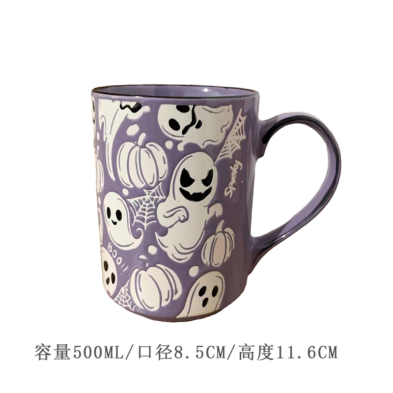 Cerámica bajo vidriado pintado a mano linda taza de gato taza de agua taza de desayuno taza de avena pareja micro pomelo