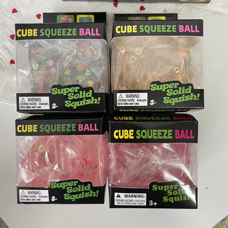 Cross-Border Popular Item: Square Cube Sequins, Solid Color Transparent Maltose Stress-Relief Sensory Squeeze Toy for Stress Relief and Venting Cross-Border Popular Item: Square Cube Sequins, Solid Color Transparent Maltose Stress-Relief Sensory Squeeze Toy for Stress Relief and Venting