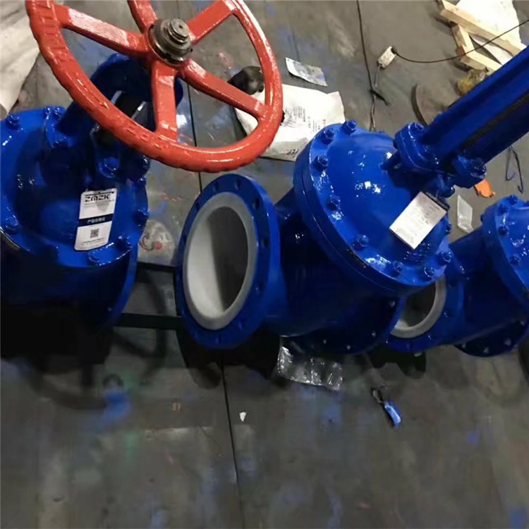 衬氟闸阀 铸钢法兰衬四氟电动闸 法兰闸阀 Z941F46-16C 电动闸阀