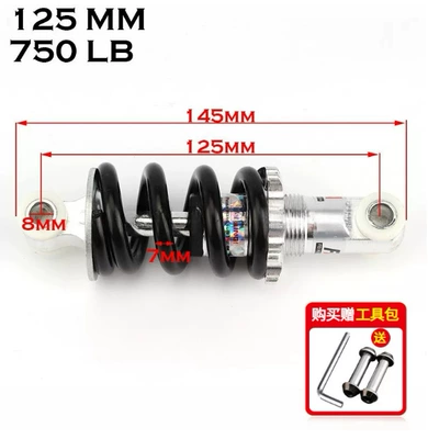 accessories, soft and hard springs, Motosiklet ləvazimatları və aksesuarları - hole-spacing-125mm-750-lbs-comes-with-tool-kit
