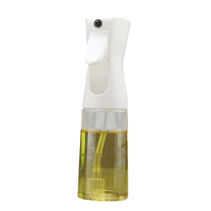 Spray de aceite olla de vidrio freidora spray de aceite cocina hogar botella de aceite de cocina regadera botella de spray tanque de aceite atomización niebla
