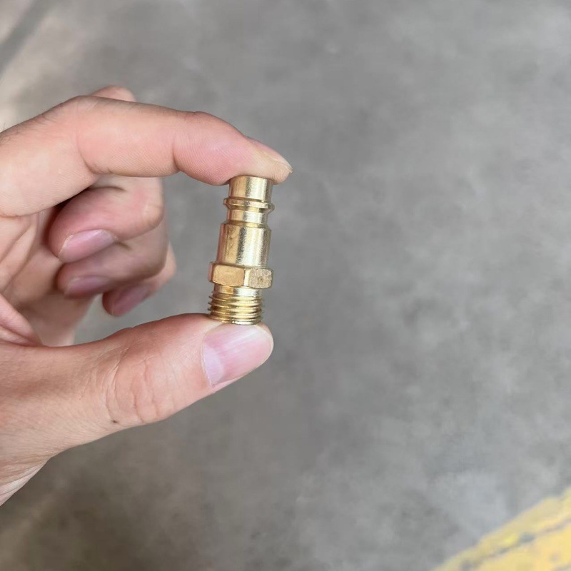 Junta alemana estilo europeo diente de alambre macho y hembra núcleo de conector rápido neumático tubo neumático explosión transfronteriza cabeza de autobloqueo image 4