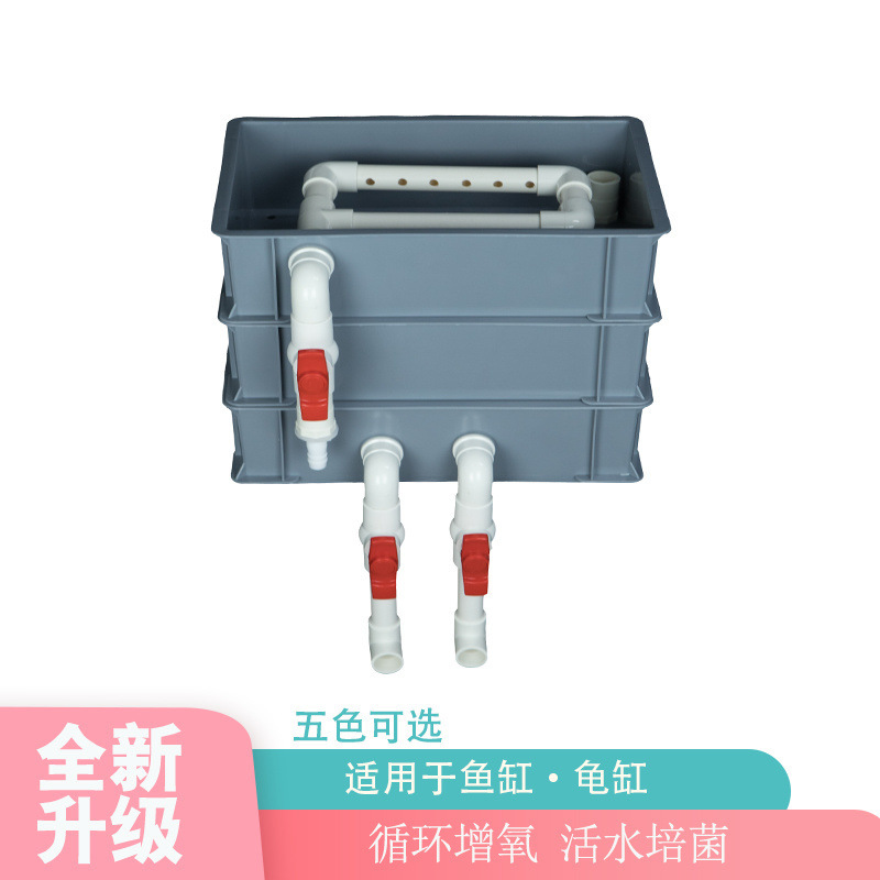 水槽フィルターボックス、フィルタードリップボックス、カメ水槽上部ターンオーバーボックス、外部水循環システム、乾湿分離、新品|undefined