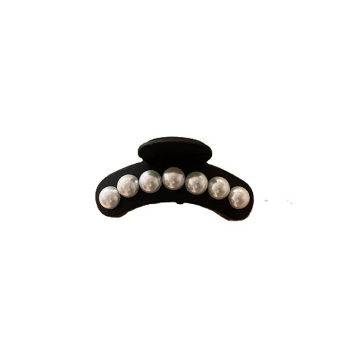 French Alexander's same style frosted single-row pearl hair grip French style vintage pearl shark large hair grip