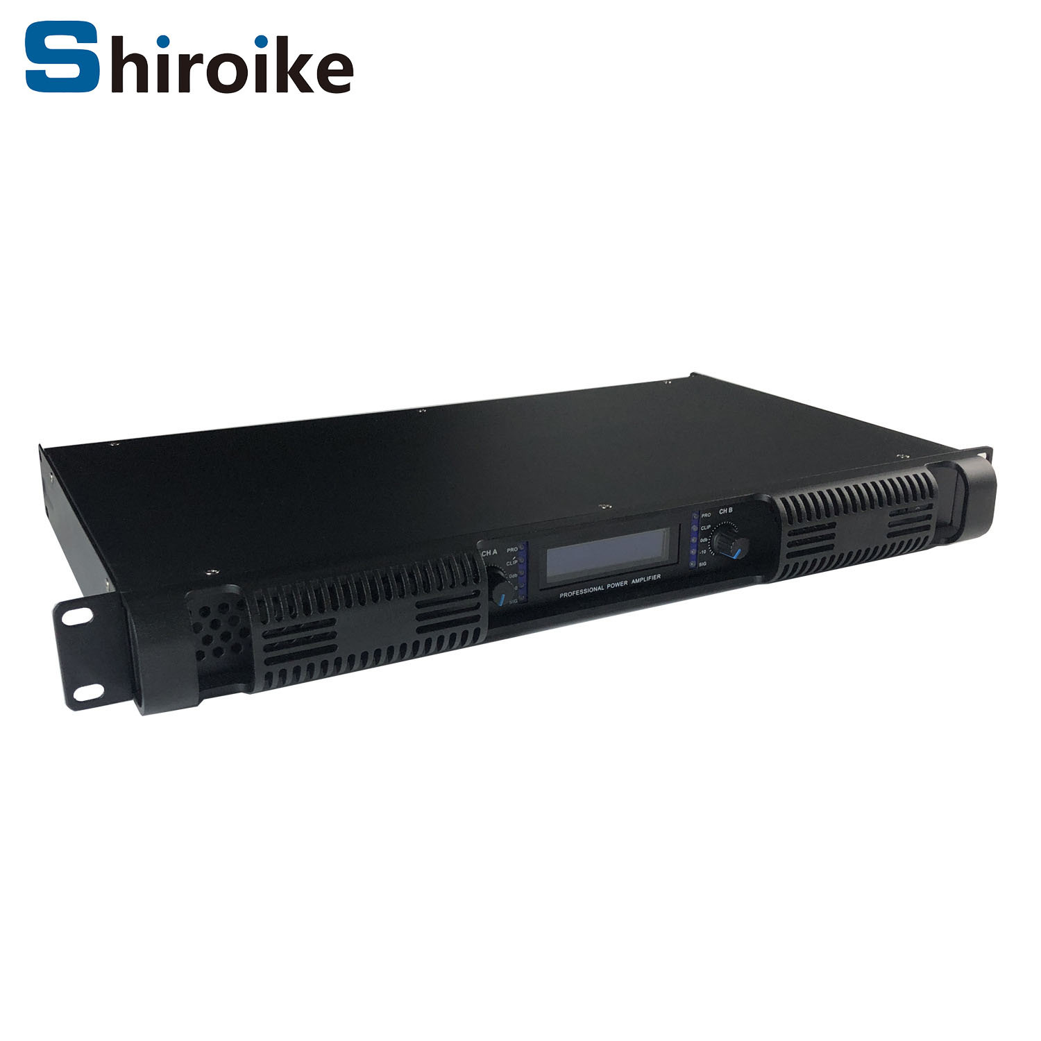 Fábrica GAP-XS1000 suministra amplificador de potencia de clase D de 1500W * 2 1U para KTV de espectáculo de escenario