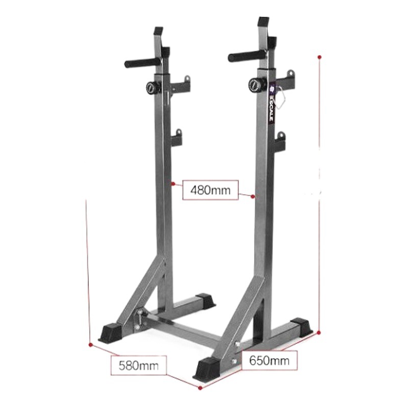Casa equipo de la aptitud Squat rack banco de pesas estante de la prensa banco de peso Barbell rack Press Squat rack Barbell rack
