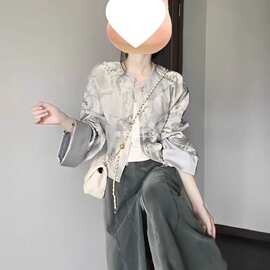 新中式富家千金感穿搭套装女2024秋冬新款国风又酷又飒的外套