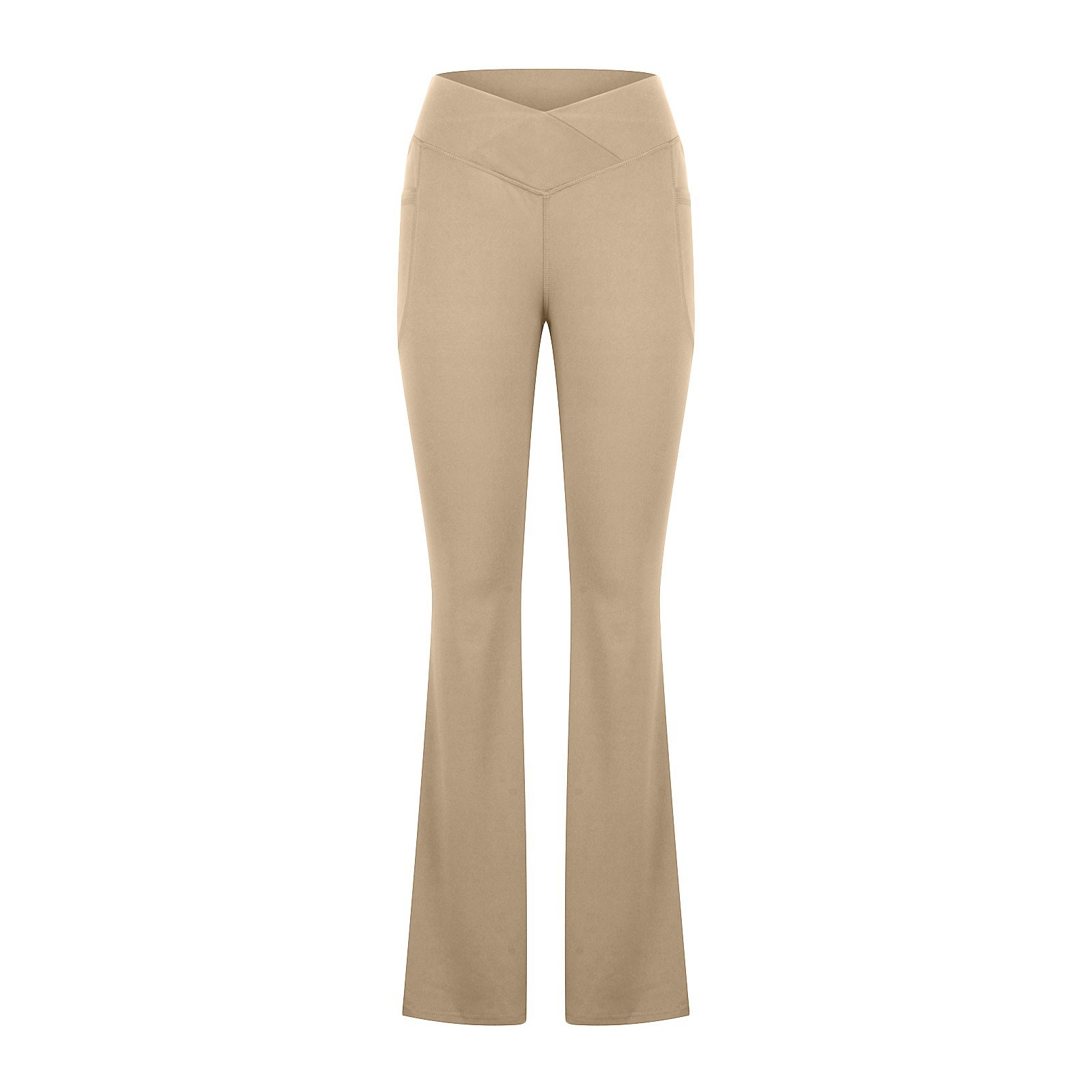 Women's Daily Fashion Solid Color Full Length Pocket Flared Pants display picture 35