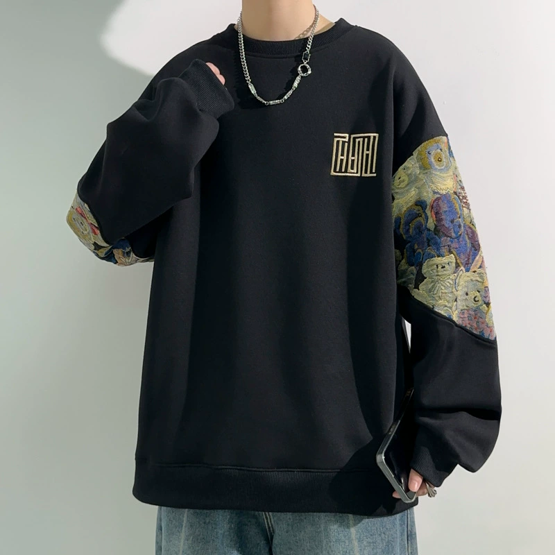 Мужская толстовка Мужская осенняя приливная мужская куртка Мужская осенняя одежда плюс жир