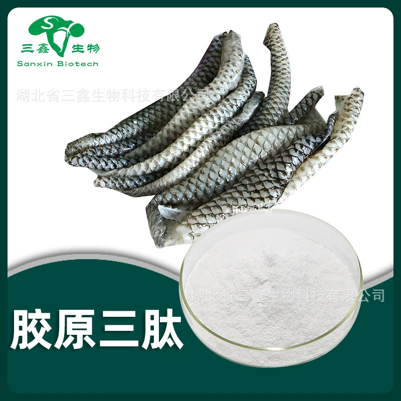 Коллагеновый трипептид CTP Экстракт кожи трески Коллагеновый трипептид Маломолекулярный олигопептид активный пептид