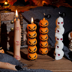 ハロウィンキャンドルクロスボーダーフレグランスギフト雰囲気装飾装飾品手作りロングロッドアロマセラピーキャンドル
