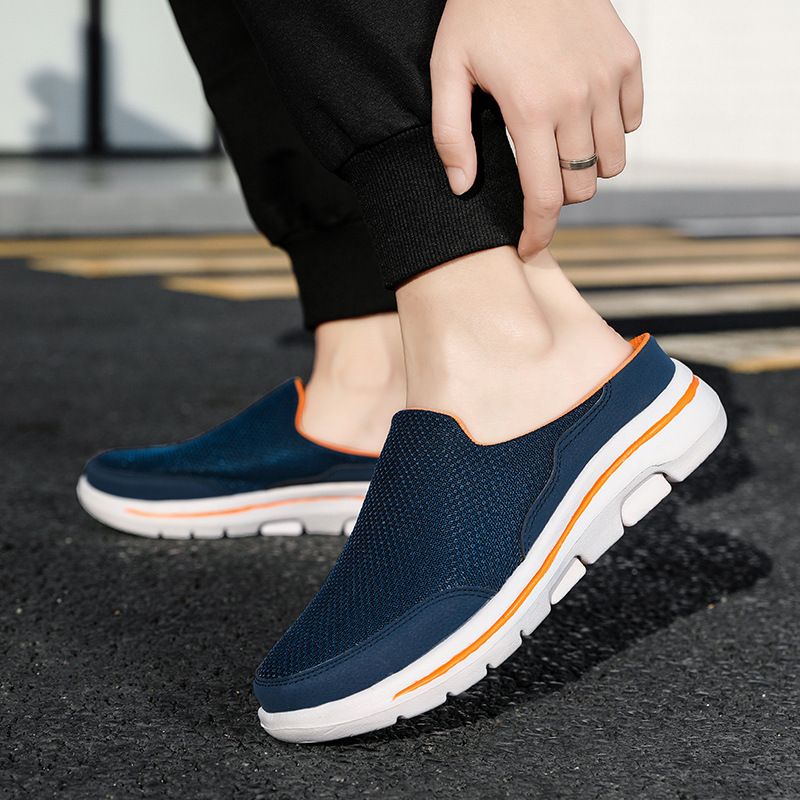 Fashionable Breathable Half-Slip Closed-Toe Couple Shoes, Cross-Border Hot-Selling Extra Large Size 48 Unisex Summer Hiking Shoes Wholesale