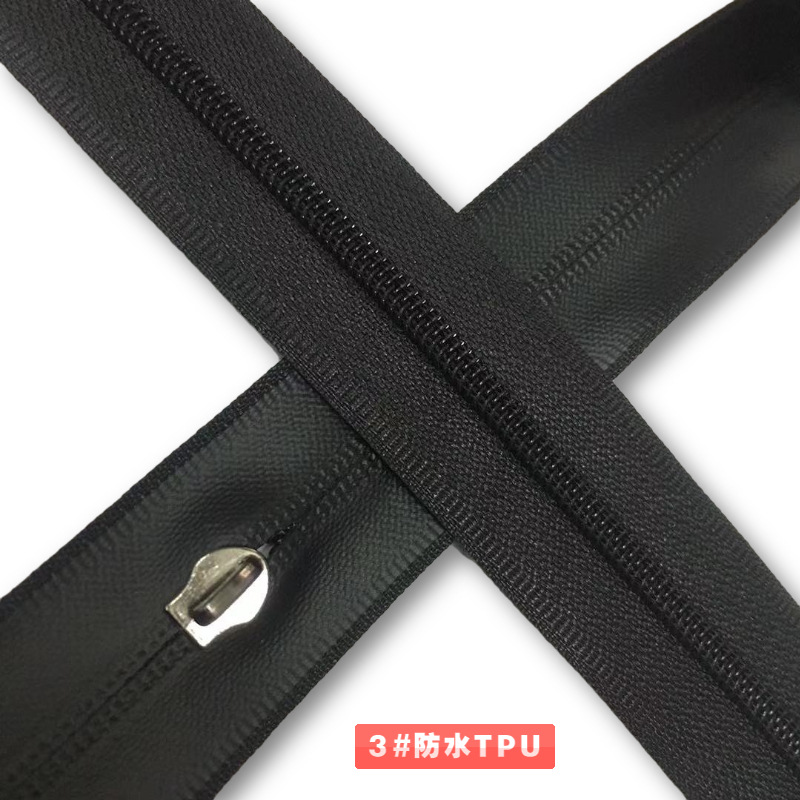 Waterproof matte black protective bag with zipper PVC