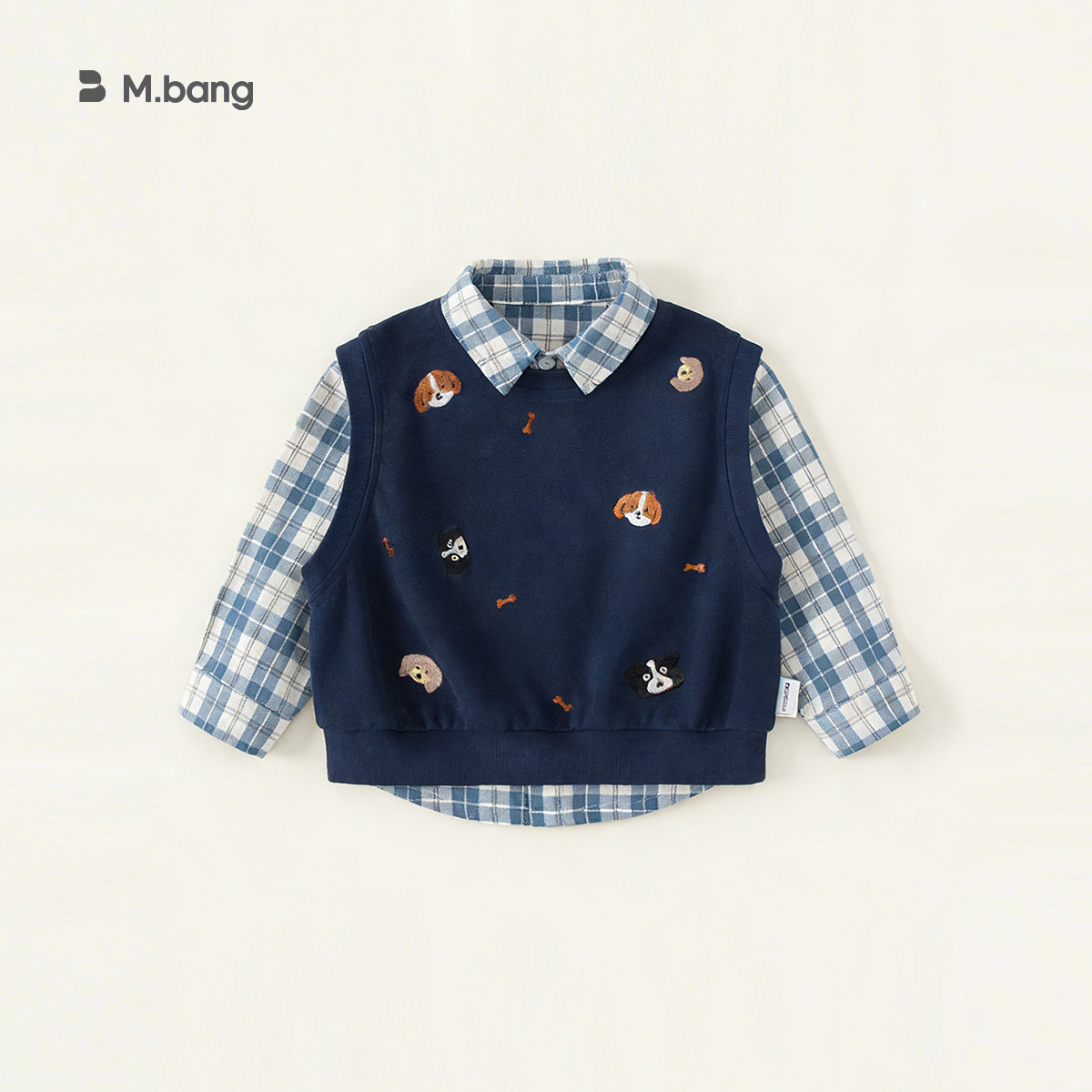Blue and white check (two-piece set) CY85054B