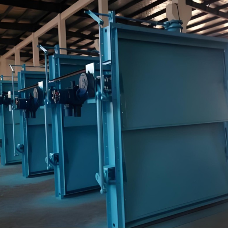 puerta de ventilación sin presión minera puerta de ventilación bidireccional automática puerta de ventilación neumática manual puerta de ventilación hermética infrarroja sin presión