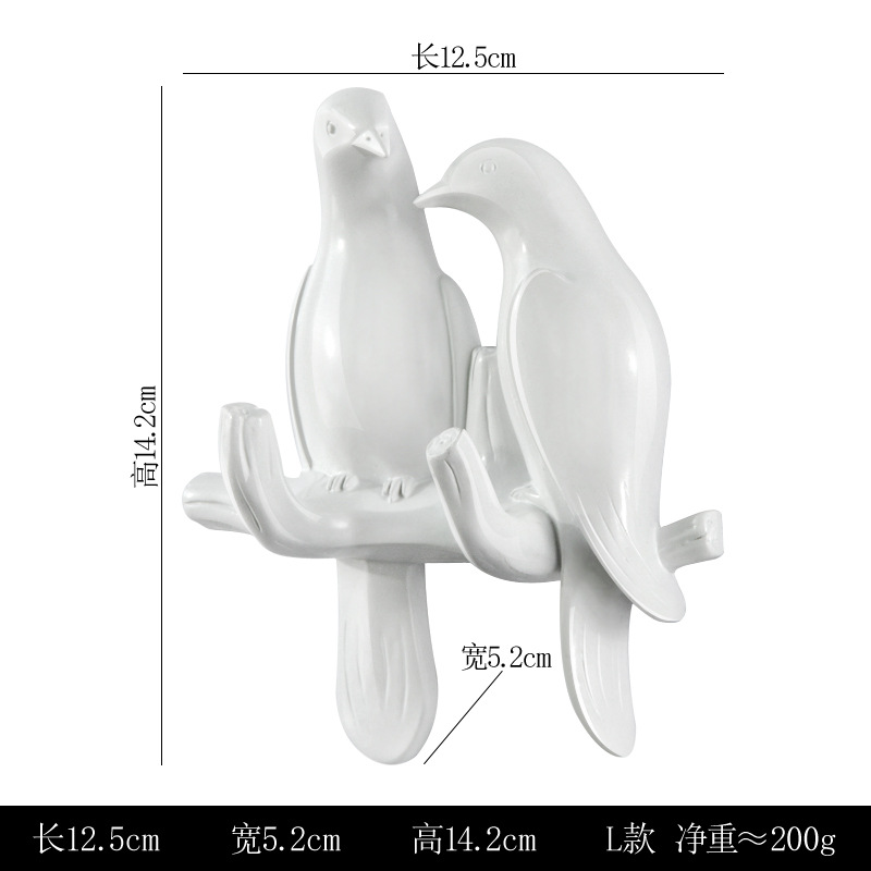 Venta al por mayor transfronteriza fuerte gancho pegajoso puerta creativa gancho trasero sin punzón resina animal ropa decorativa gancho decoración de la pared gancho de la ropa