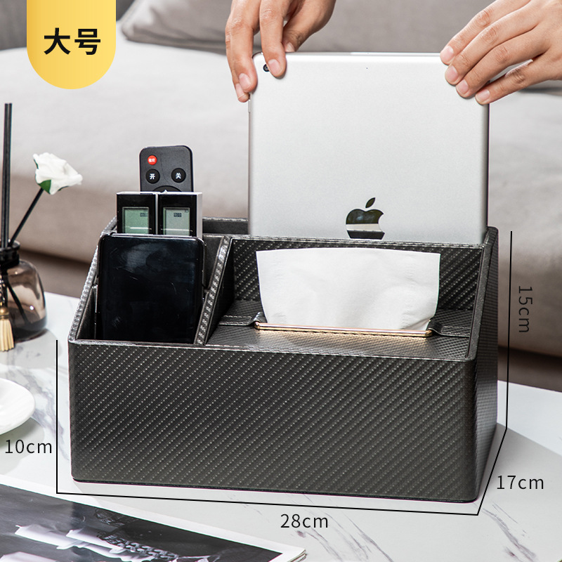 Caja de tejido hogar sala de estar comedor mesa de café Nordic Luz de lujo simple multi-funcional creativo lindo caja de almacenamiento de control remoto