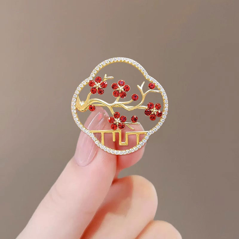 329#Classical Pieg Plum Blossom