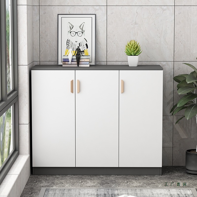 阳台专用储物柜防晒收纳置物柜矮柜大容量鞋柜杂物地柜可定 制