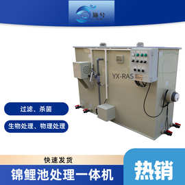 全自动养殖锦鲤池微滤器循环转鼓微滤机过滤器反冲洗微滤机一体机