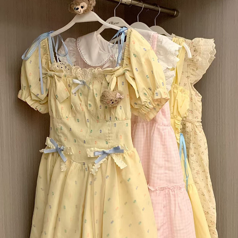 Hangzhou Sijiqing Summer New Style Fresh and Sweet Korean Princess Dress Women's Wholesale Supply