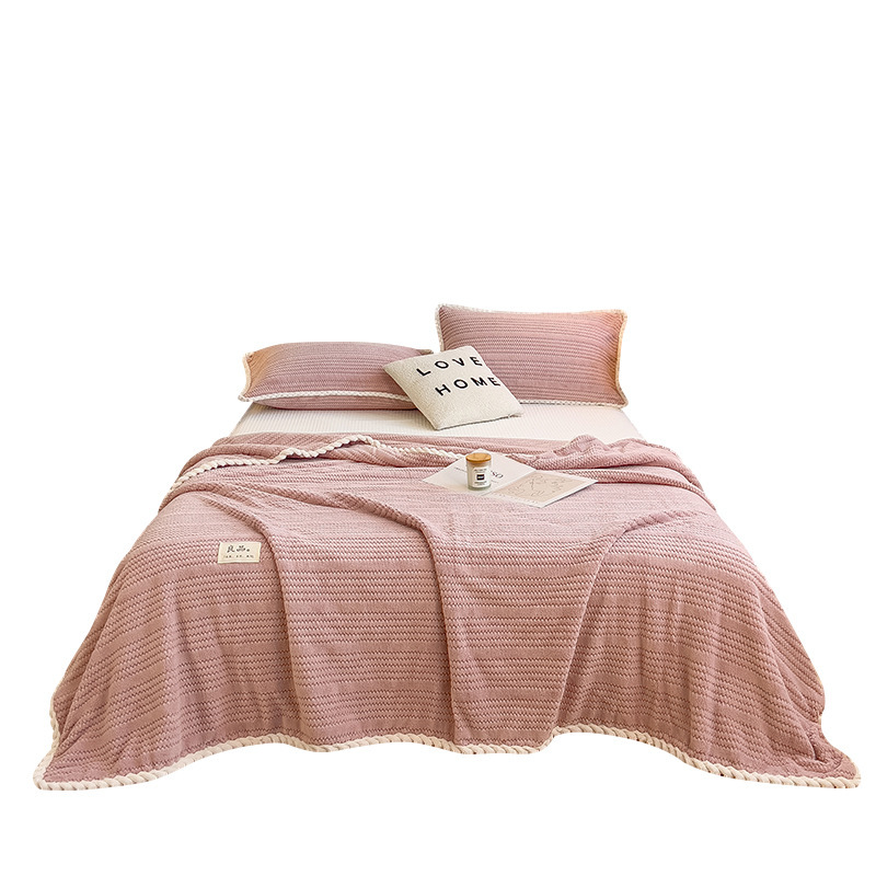 Mantras de invierno mantas de oficina mantas de siesta mantas de lana de coral aire acondicionado mantas pequeñas dormitorios de estudiantes almuerzo sofá mantas