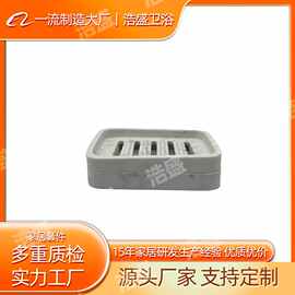 双层大理石纹皂盒酒店卫浴可沥水香皂碟树脂香皂盘创意肥皂盘批发