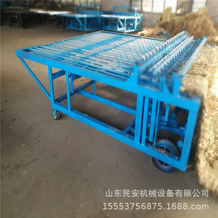 多功能电动草帘机 果蔬运输草垫机 2米薄厚调节草帘机