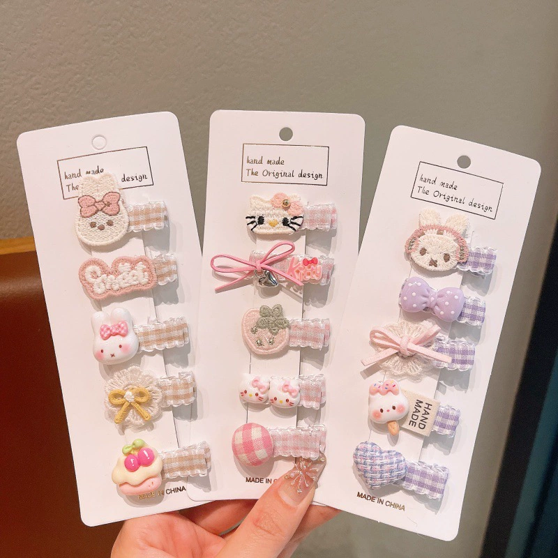 Cute children's hairgrip, harmless bangs, no hair damage