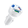 Cigarette lighter 3.1A Digital car charging car double -port USB car charger fast charge smart car flash charger