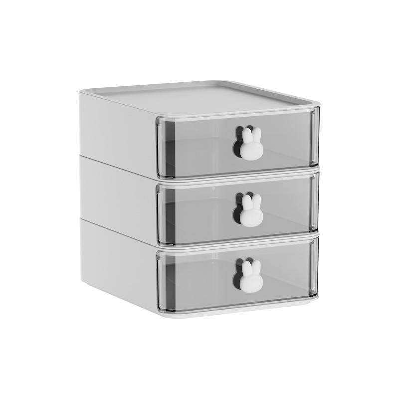 Escritorio sundries papelería organización caja de almacenamiento multi-rejilla caja apilable combinación estudiante escuela dormitorio compartimiento caja de almacenamiento